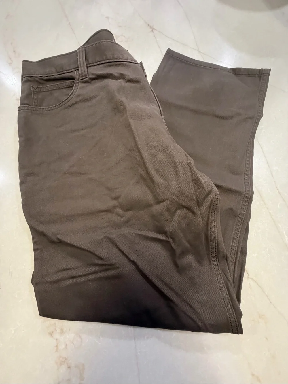 Carhartt Mens Relaxed Fit Cargo Work Pants Brown Size 40x30